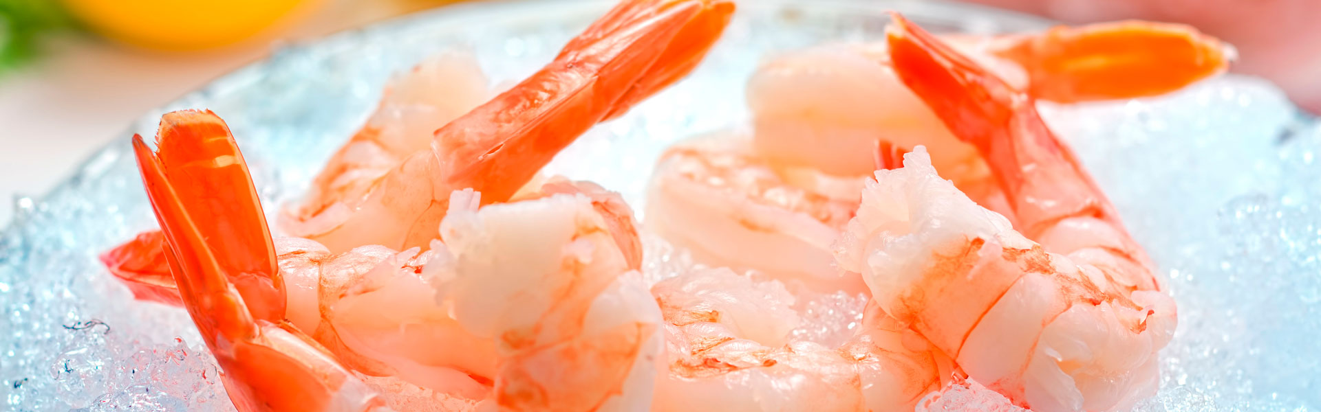 Queues de crevettes sauvages